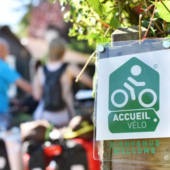 Panneau Accueil vélo