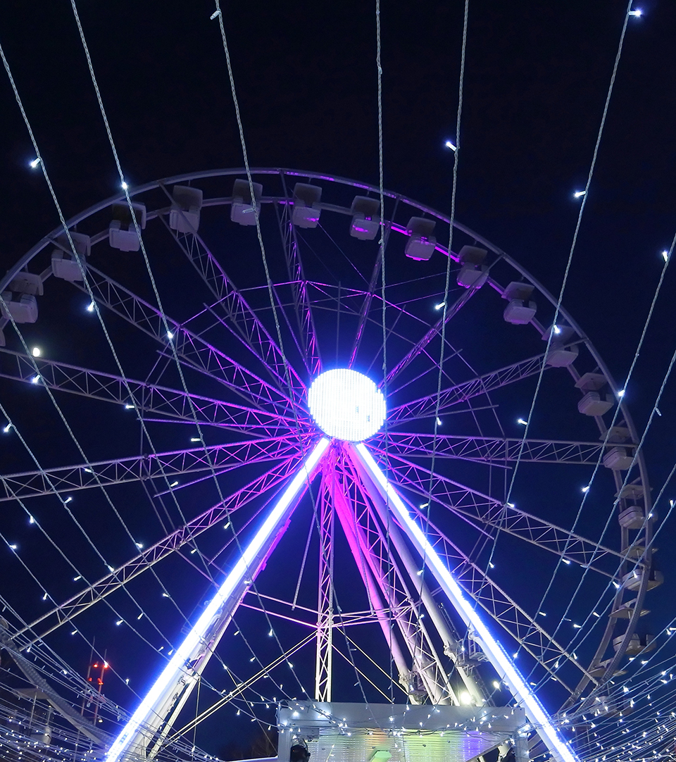Grande Roue illuminée La Rochelle