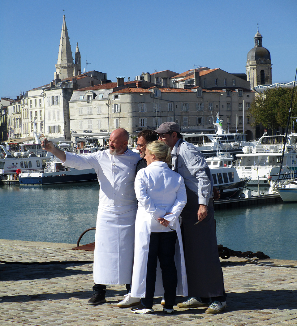 Le selfie des chefs sur le Vieux Port