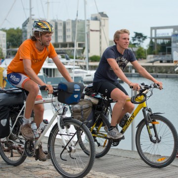 Cyclistes à La Rochelle