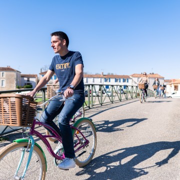 Excursion balade à vélo océan van