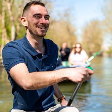 Excursion balade en barque - La Rochelle océan van - embarcadère de Bazoin