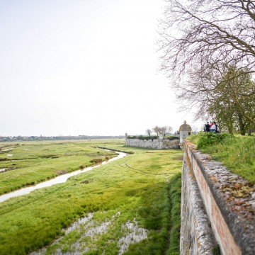 Excursion à Brouage - vue des remparts