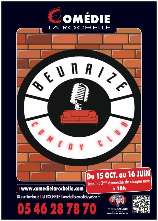 Spectacle - Beunaize Comedy Club Du 19/11/2023 au 16/6/2024