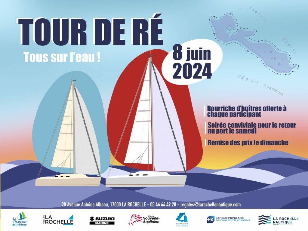 Sport - Voile - Tour de Ré 2024 Du 7 au 9 juin 2024
