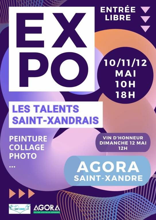 Exposition - Les Talents Saint-Xandrais Du 10 au 12 mai 2024