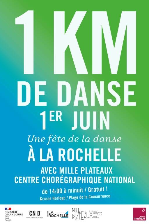 Danse - 1 km de danse dans la ville Du 1 au 2 juin 2024
