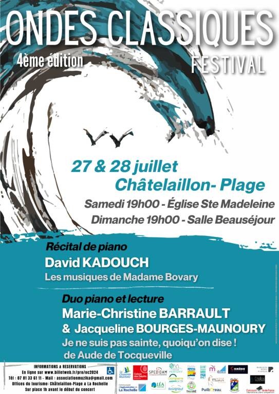 Festival Ondes Classiques - Récital de Piano David Kadouch Le 27 juil 2024