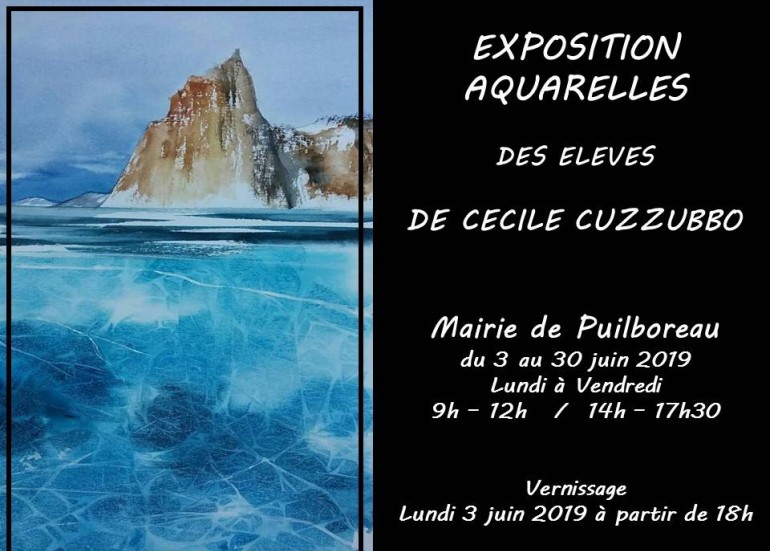 EXPOSITION: AQUARELLES DES ÉLÈVES DE CECILE CUZZUBBO EXPOSITION: AQUARELLES DES ÉLÈVES DE CECILE CUZZUBBO