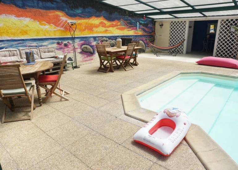 Piscine vue 2 - Les Roches des Sables