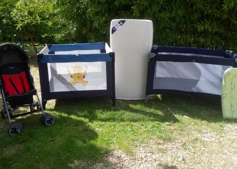 Poussette, Parc, Lit, Matelas, Tapis à langer