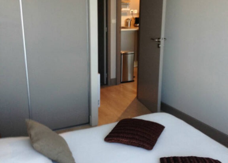Chambre séparée lit double