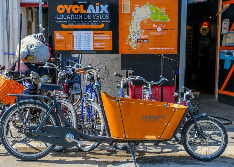 Location de vélos Cyclaix à l'île d'Aix