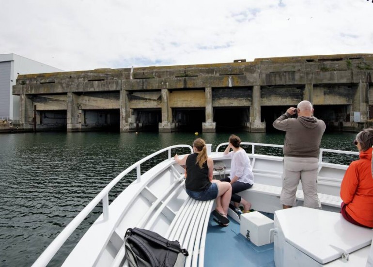 Croisière : découverte de la base sous-marine et des trois ports Croisière : découverte de la base sous-marine et des trois ports