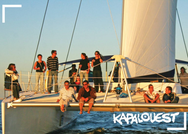 A l'heure de l'apéro à bord de Kapalouest