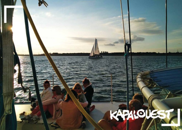 A l'heure de l'apéro à bord de kapalouest