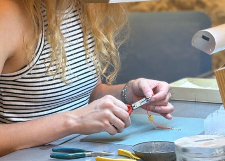 Boutique de bijoux artisanaux - Retour de Plage La Rochelle