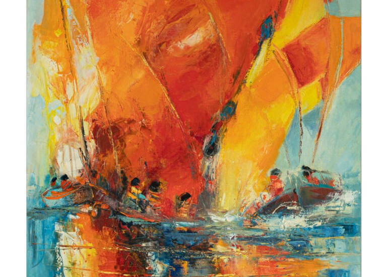 Huile sur toile Maurice Gaury