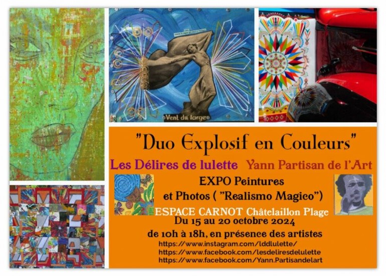 duo explosif - Les Delires de Lulette et Yann partisan de l'art