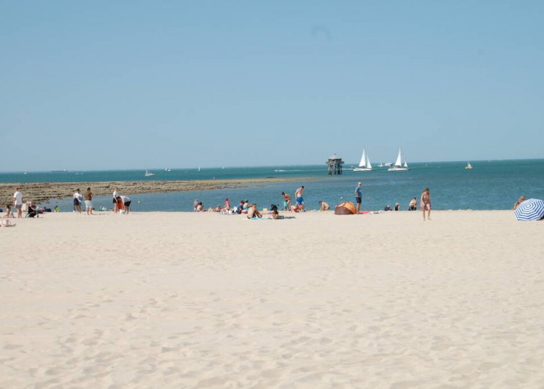 La plage des Minimes.