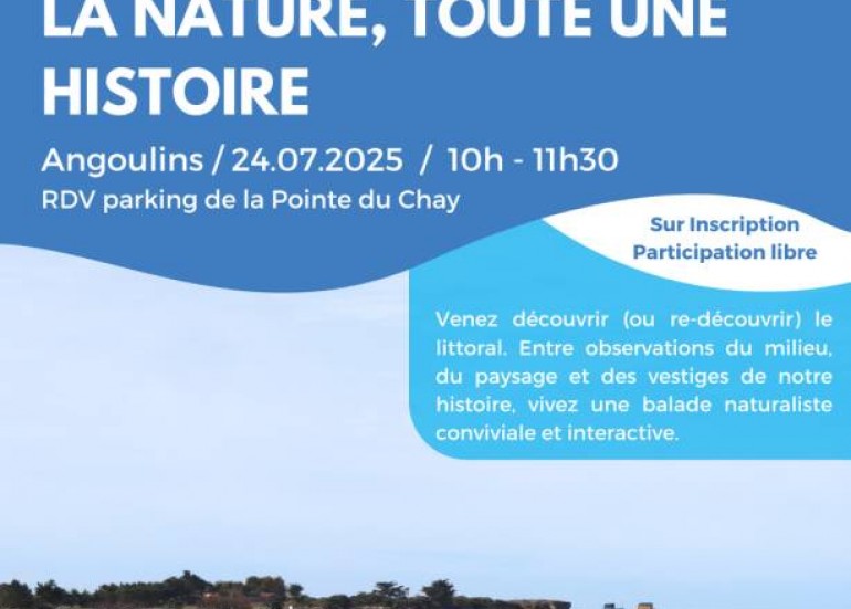 Sortie nature - Pointe du Chay : la nature, toute une histoire_Angoulins