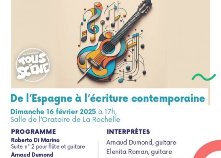 Concert - Tous en scène - De l'Espagne à l'écriture contemporaine_La Rochelle