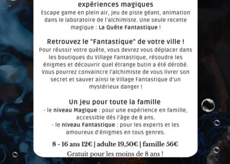 Animation - La Quête Fantastique - Escape game géant_La Rochelle
