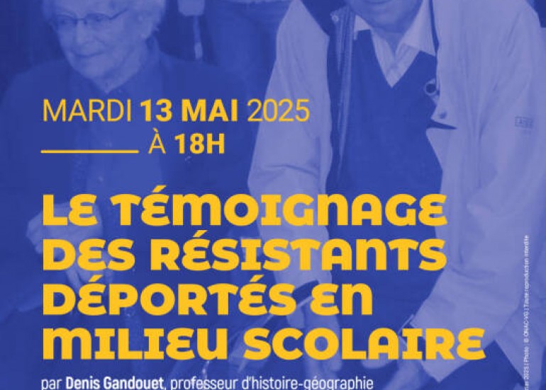 Conférence - Le témoignage des résistants déportés en milieu scolaire_La Rochelle