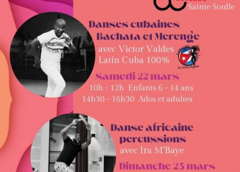 Stages découverte danses cubaines et africaines