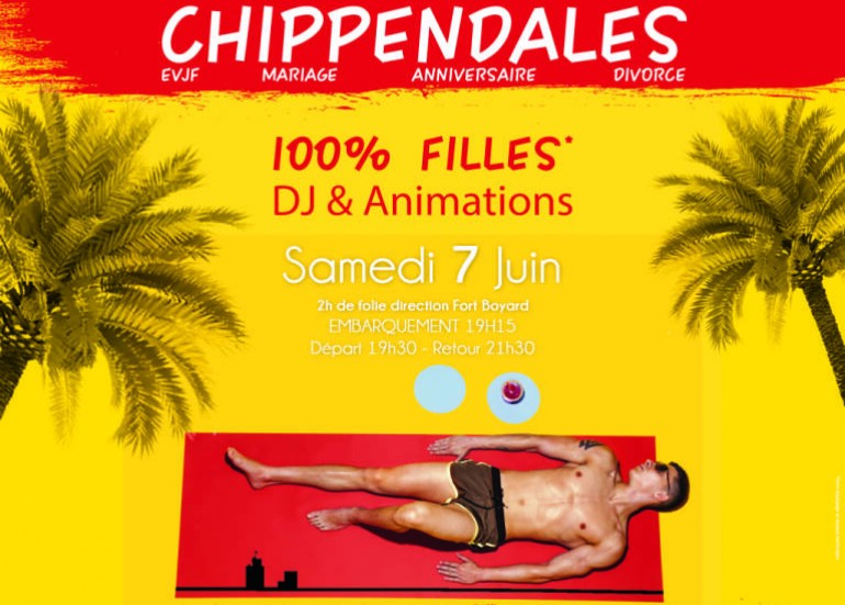 Animation - Croisière Chippendales 100% filles_La Rochelle