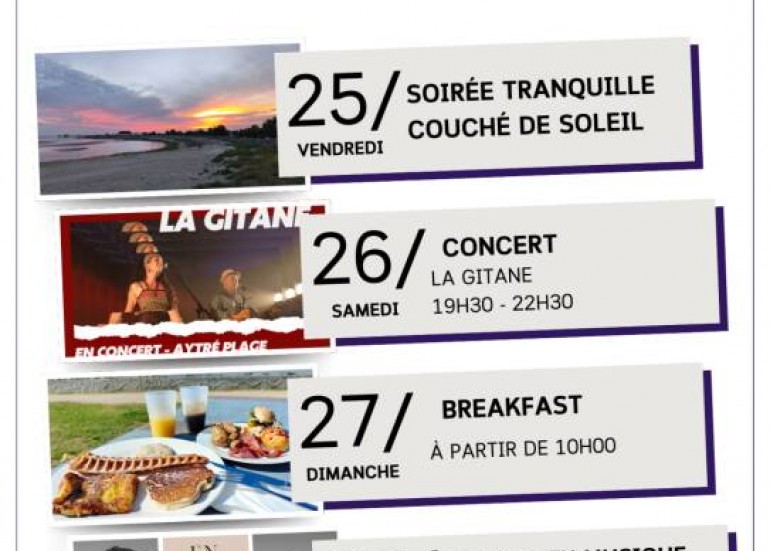 Programme 21 au 27 juillet
