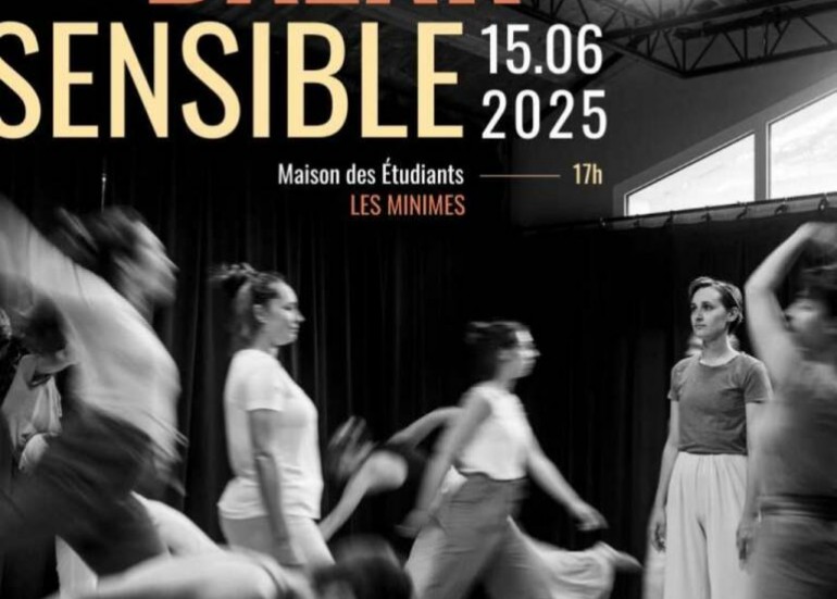 Affiche Bazar Sensible Spectacle de danse