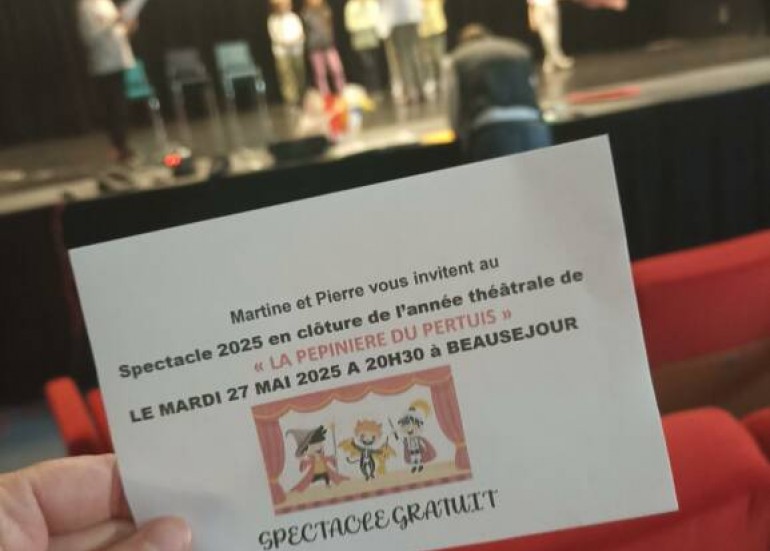 Spectacle de la Pepinière de Théâtre_Châtelaillon-Plage