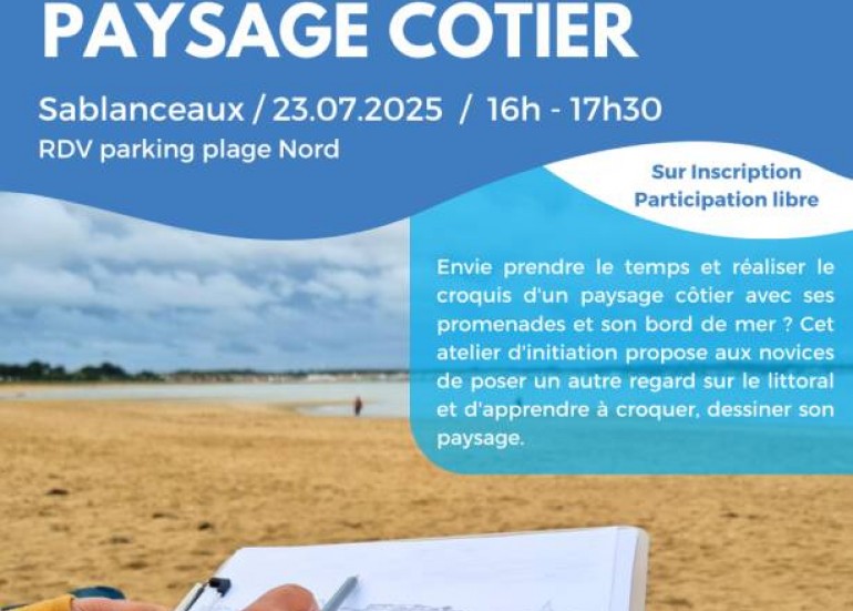 Sortie Nature - Croquis du Paysage côtier_Aytré
