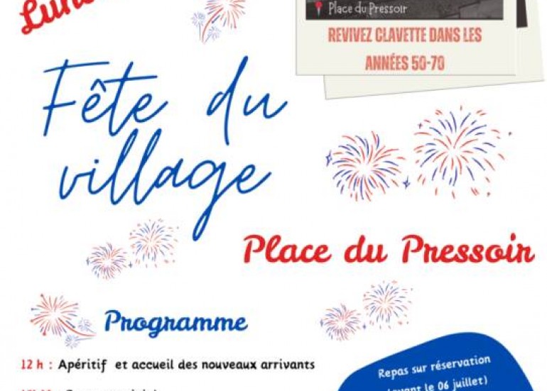 Animation - Fête du village_Clavette