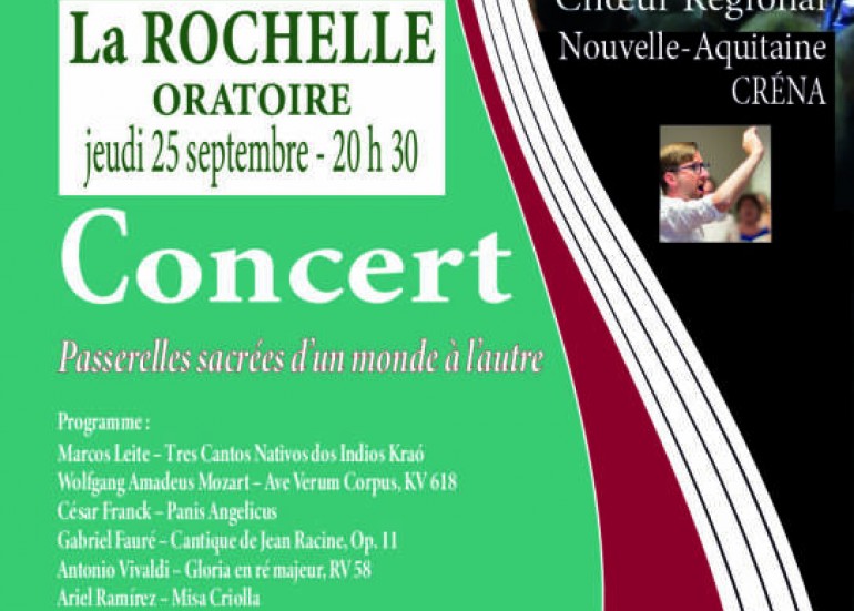 Concert - Passerelles sacrées, dun monde à l'autre - Coréades_La Rochelle