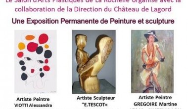 EXPOSITION : PEINTURE ET SCULPTURE EXPOSITION : PEINTURE ET SCULPTURE