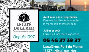 Le café de la mer Port du Plomb Le café de la mer