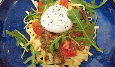 La Bonne pâte Linguine pesto rosso