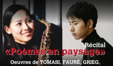 Affiche concert poèmes en paysages