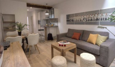 Appartement 4 personnes - Le Marché Séjour / Cuisine