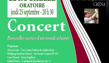 Concert - Passerelles sacrées, dun monde à l'autre - Coréades_La Rochelle