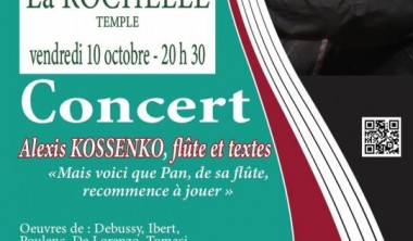 Concert - Récital flûte et poésies - Coréades_La Rochelle