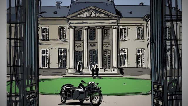 Illustration du château de buzay citytoon